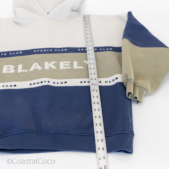 Blakely Alpine Oversized Hoodie M Relaxed Embroidered Cozy Chunky Athleisure - Picture 10 of 11